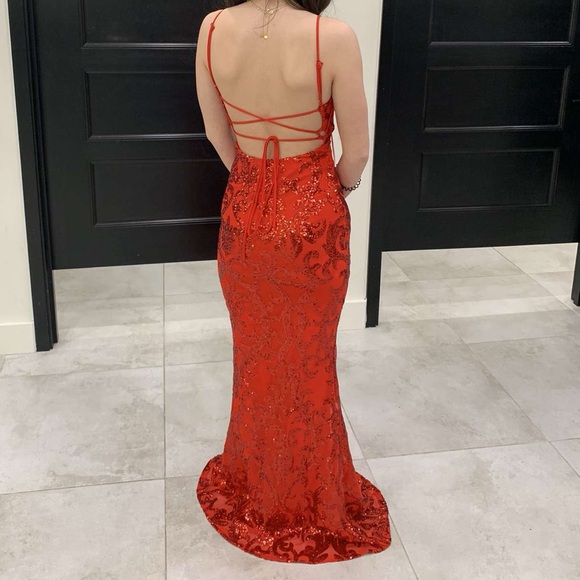 Red Prom Dress - Picture 2 of 2